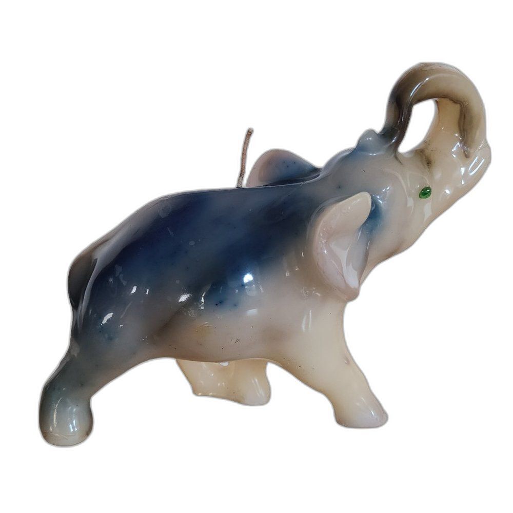 Vintage Novelty Wax Candle - ELEPHANT - Vintage Rare UNIQUE - Unlit